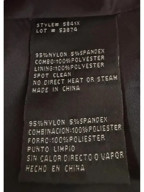 New Xscape Evenings Sequin Long Sleeve Tux Ballgown In Black Size 6 $298 - Picture 11 of 12